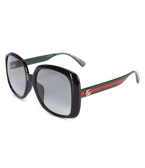 Shop Gucci 56MM Square Optical Glasses 